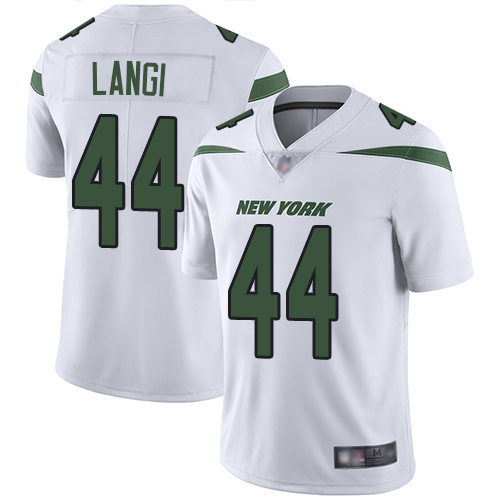 New York Jets Limited White Youth Harvey Langi Road Jersey NFL Football #44 Vapor Untouchable->youth nfl jersey->Youth Jersey